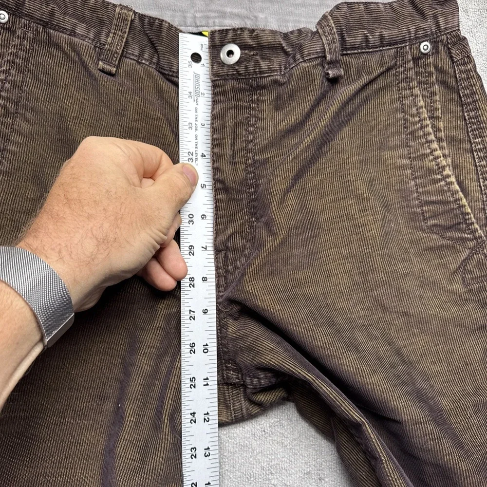 The North Face Brown Corduroy Pants Outdoor Hiking Workwear Mens 30 Straight Fit